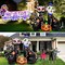 5 FT Halloween Inflatables Black Cat and Dog Day of The Dead Decorations